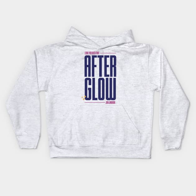 Jungkook Seven Afterglow Kids Hoodie by WacalacaW